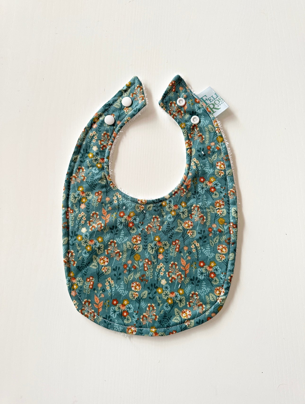 Baby Bib | Wildflowers Green