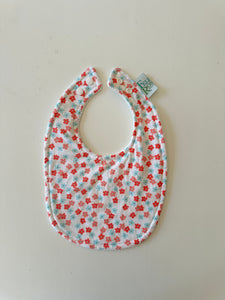 Baby Bib | Pink and Blue Spring Flowers