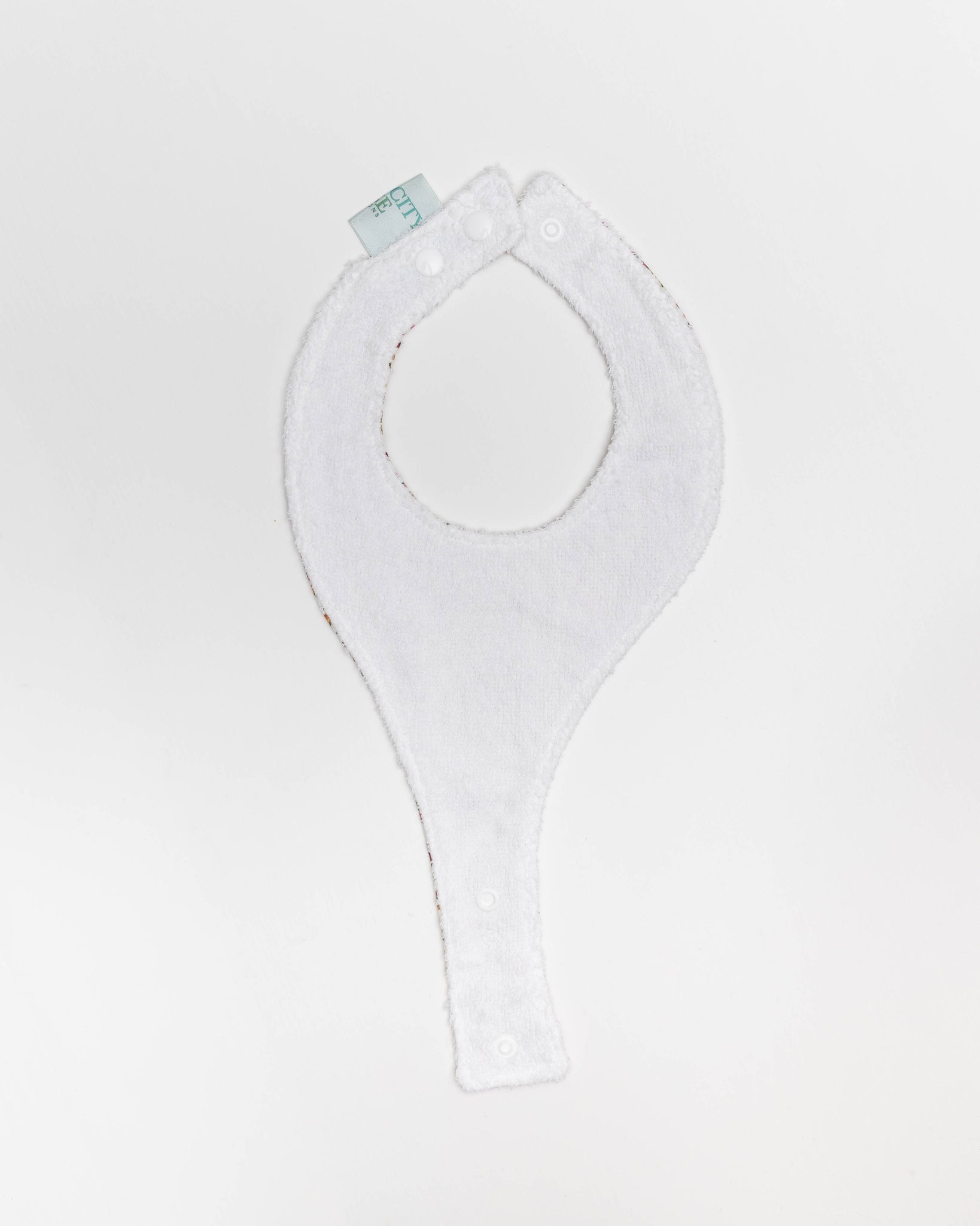 Dummy/Pacifier Bib | Orange & Green Elephants