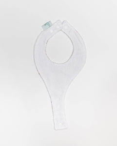 Dummy/Pacifier Bib | Orange & Green Elephants