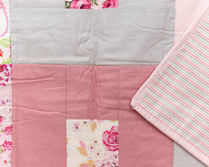 Quilt | Pink & Grey Floral