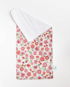 Burp Cloth | Pink and Green Floral