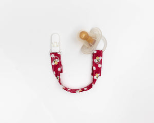 Dummy/Pacifier Clips | Red Buzzy Bees