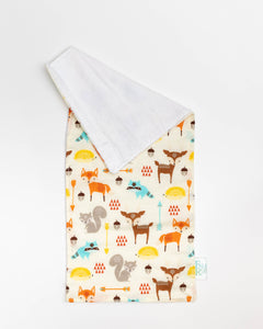 Burp Cloth | Woodland Animals